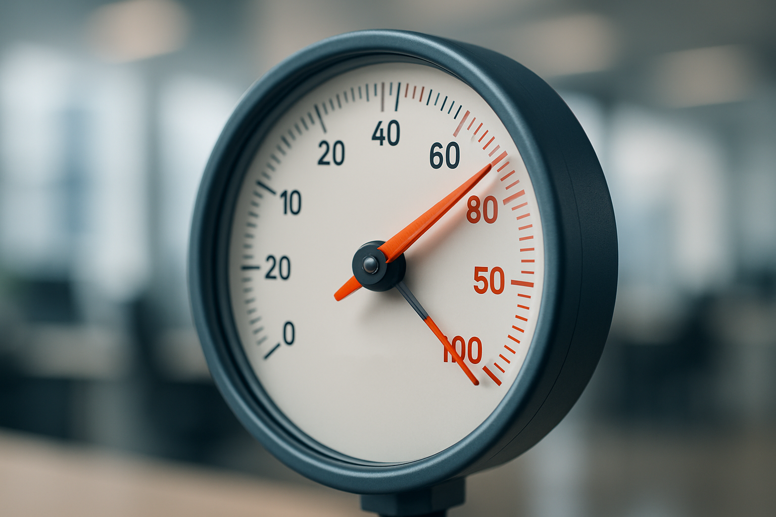 BankGauge visual: stylized gauge or dashboard